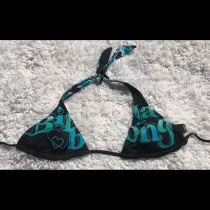 Billabong reversible bikini swimsuit top